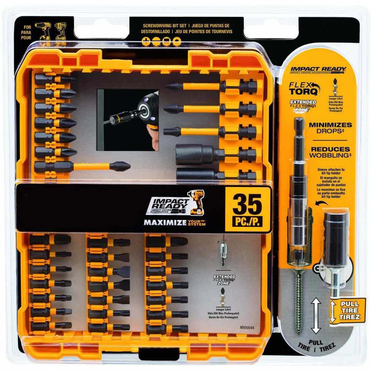 35-Piece Impact-Ready FlexTorq Bit Set