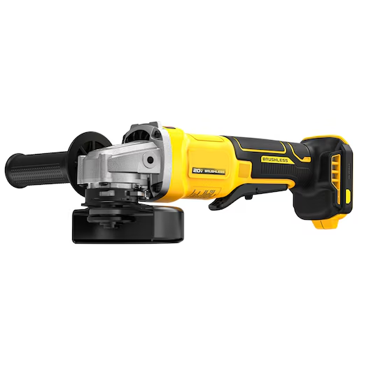 4-1/2" Brushless Angle Grinder 20V MAX – with 2x 5.0Ah Batteries, Dual Voltage Charger & Carrying Bag*