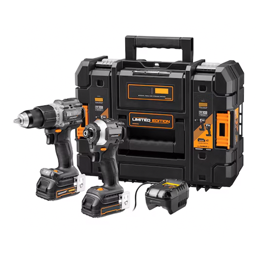 Cordless 1/2" Impact Drill/Driver + Cordless 1/4" Impact Driver