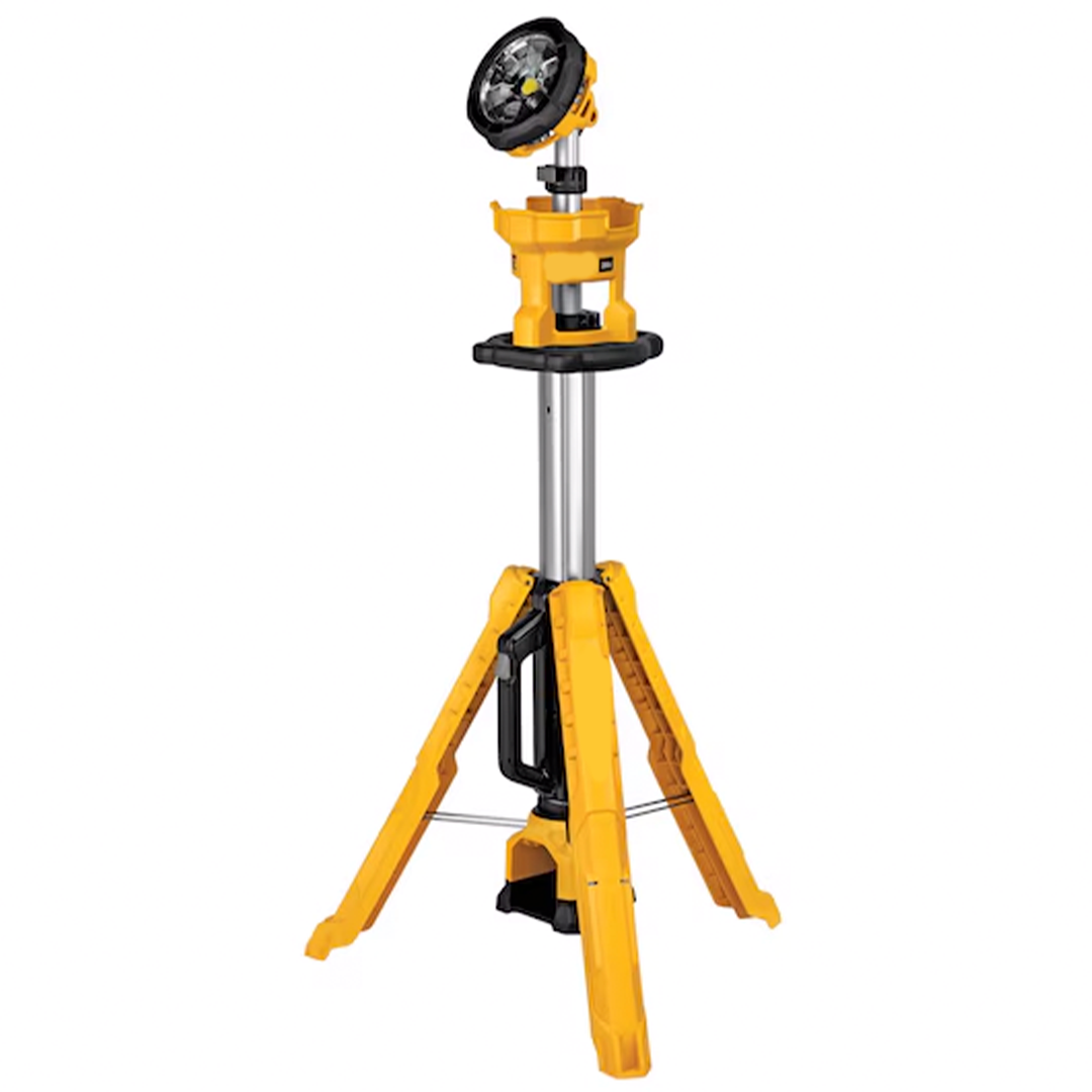 20V MAX Cordless LED Tripod Work Light – 3 Brightness Settings (1,000 / 1,800 / 3,000 Lumens) – Bare Tool (No Battery or Charger)