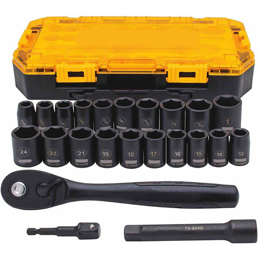 23-Piece 1/2" Drive Impact Socket Set – Strength, Precision & Professional Durability